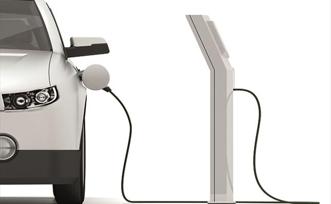 Charging the car Charging the car